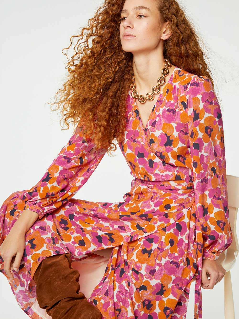 Kul og fargerik festkjole fra Fabienne Chapot