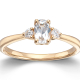 Ring Mestergull forlovelsesring - gult gull