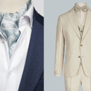 Slips, sløyfe, kravatt eller ascot - accessories til brudgommen