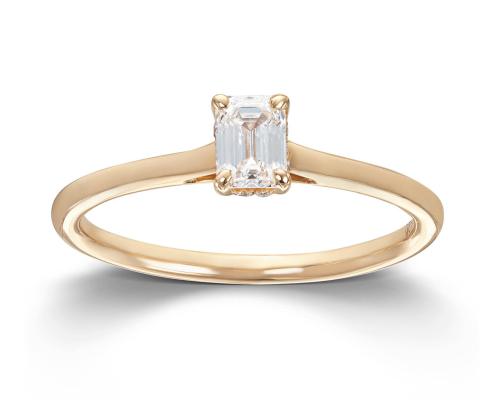 H.A. Neerbye - ring i gult gull