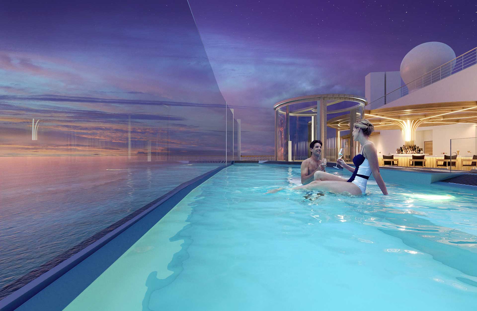 Ombord på Norwegian Cruise Line