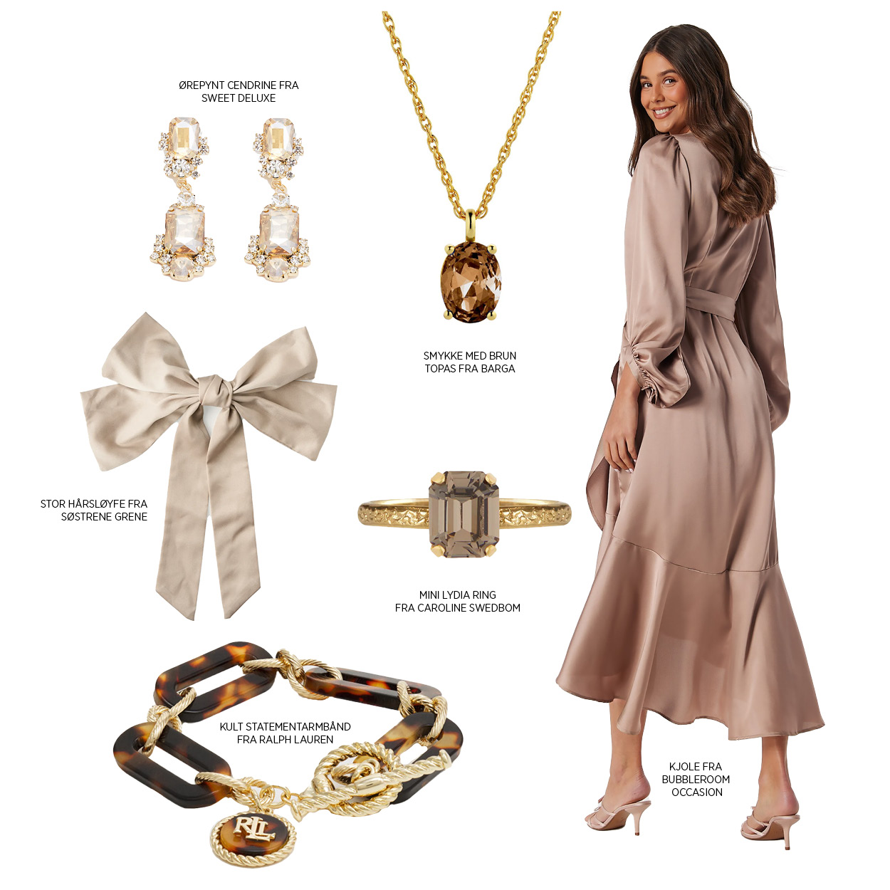 3 looks til bryllupsgjesten