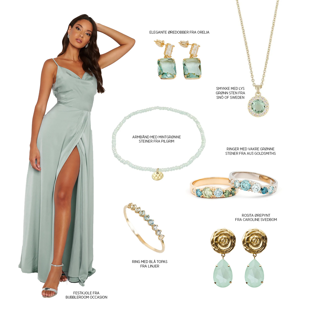 3 looks til bryllupsgjesten