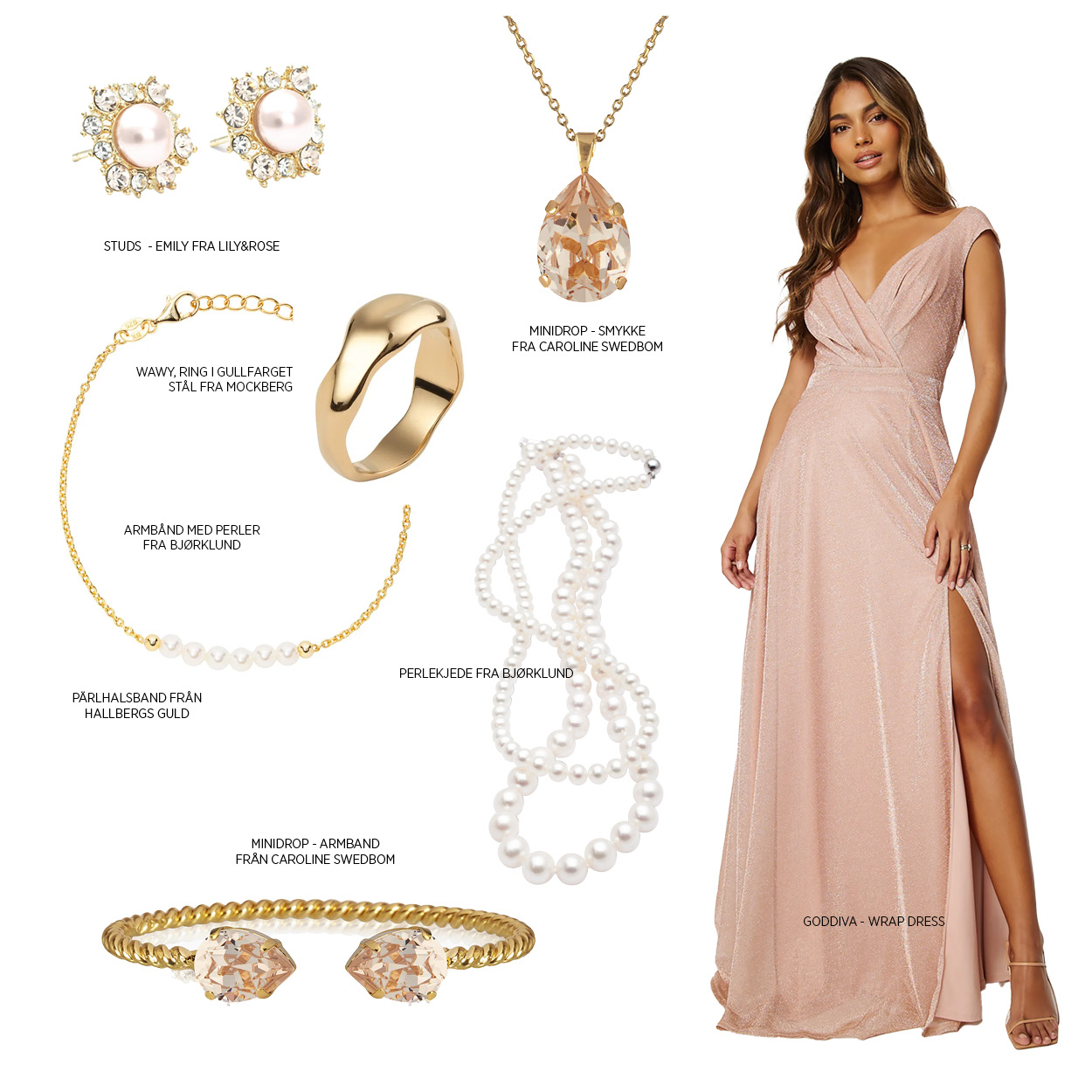 3 looks til bryllupsgjesten