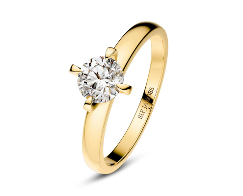 Sif Jakobs Jewellery - Solitaire-ring Venice – med lab-diamant