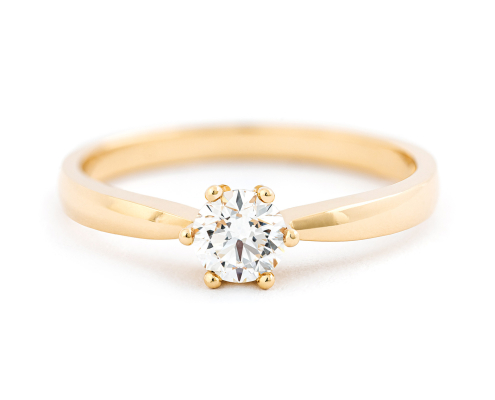 Keto Meadow One 0.35 - Hvit-ring, Jussi Louesalmi, Au3 Goldsmiths