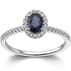 Mestergull ring med safir - MG_82-0973