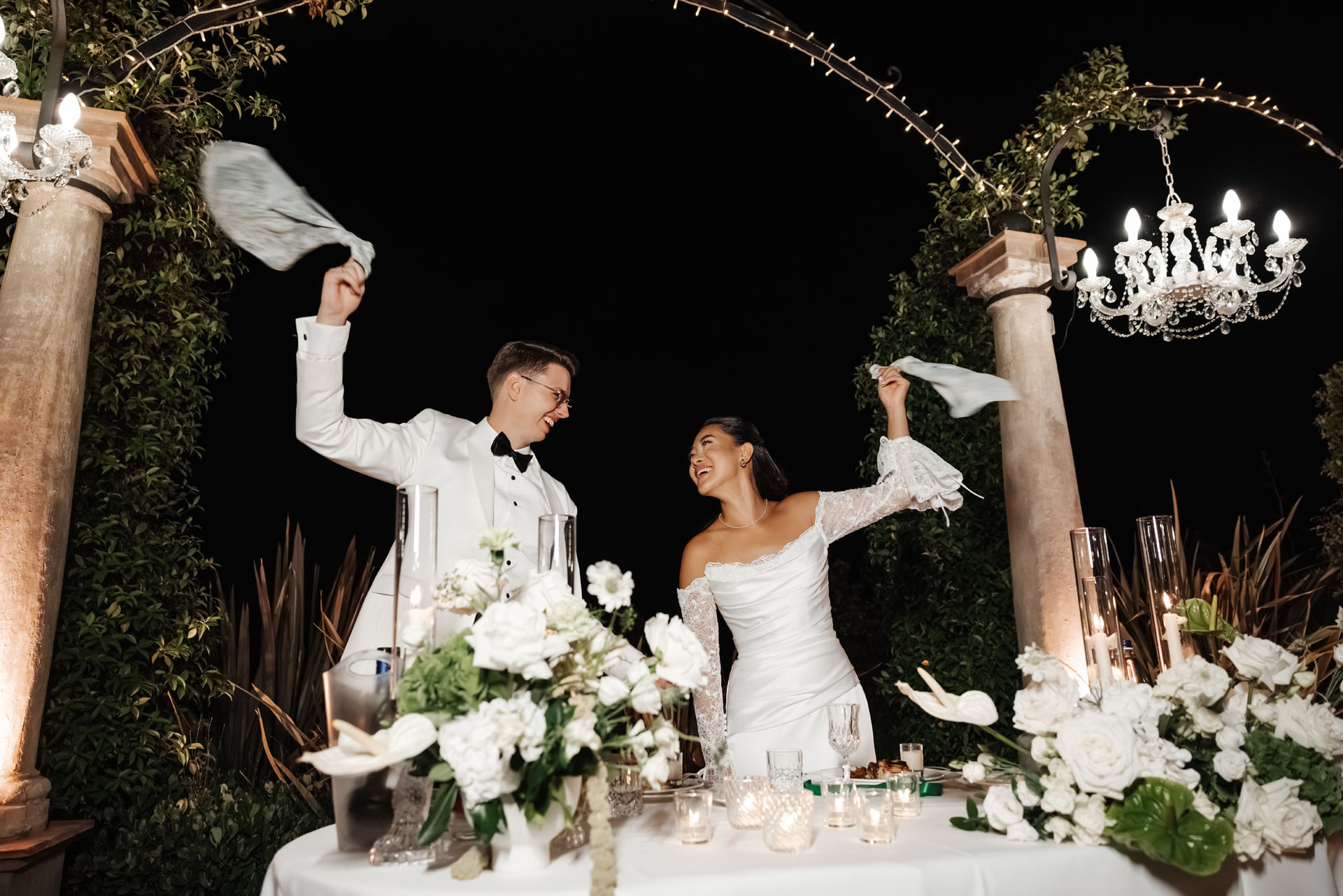 Catarina og Joachim giftet seg i Toscana
